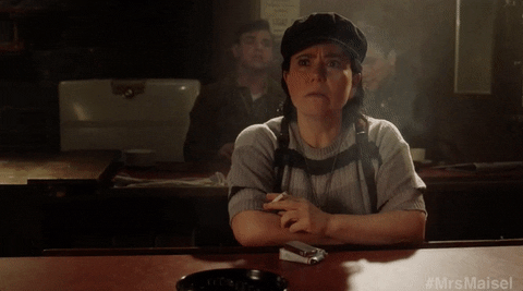 Alex Borstein Susie GIF by The Marvelous Mrs. Maisel - Find & Share on GIPHY