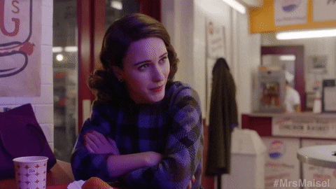 Maybe I Want To Rachel Brosnahan GIF by The Marvelous Mrs. Maisel