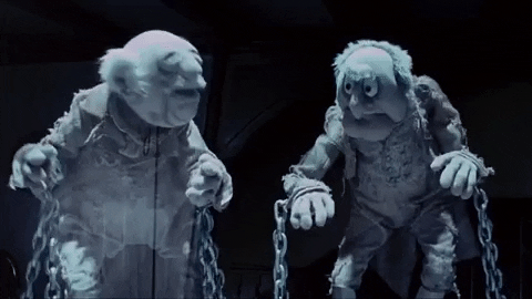 The Muppet Christmas Carol Ghost GIF by filmeditor