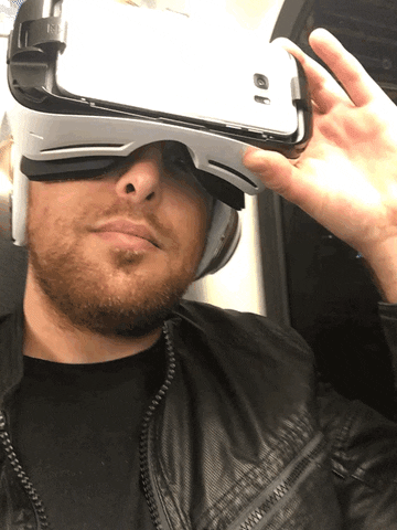 Virtual Reality on the train