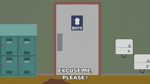 South Park boys jimmy valmer bathroom enter