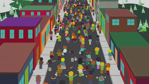 Running Crowd GIFs - Find & Share on GIPHY