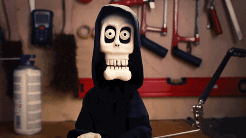 Grim Reaper Wtf GIF by Studio Flox - Find & Share on GIPHY
