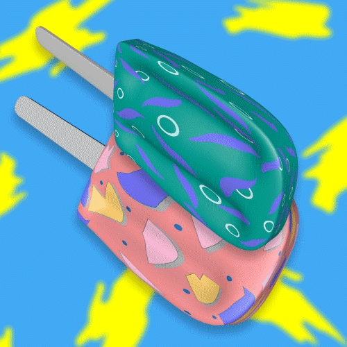 3d Summer animated GIF