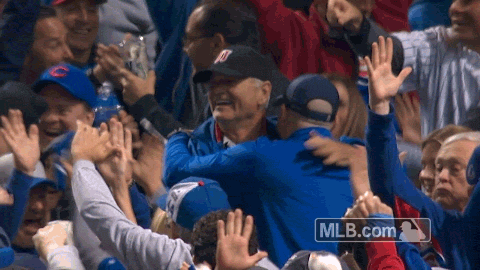 Happy Bill Murray GIF by MLB