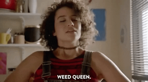 Broad City gif, "Weed Queen"