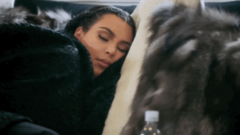 Kim Kardashian Sleeping GIF - Find & Share on GIPHY