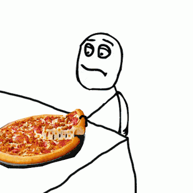 Pizza Slice in funny gifs