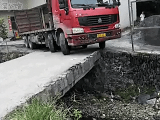 One Tyre Down in funny gifs
