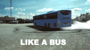 Like A Bus in funny gifs