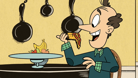 The Loud House Pizza GIF by Nickelodeon