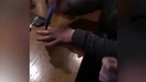 Knife Trick best Gif