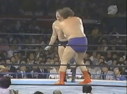 Stan Hansen hits the lariat on Andre The Giant: SquaredCircle