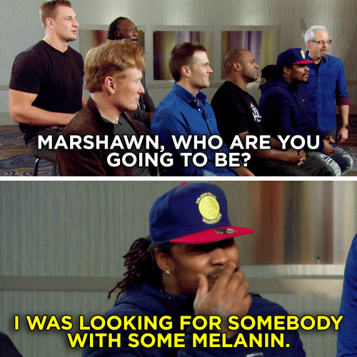 Marshawn Lynch Conan Obrien GIF by Team Coco Find & Share on GIPHY