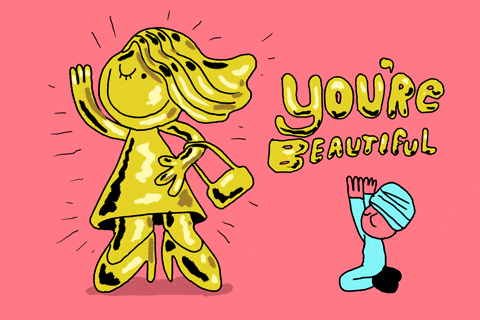 Youre Beautiful My Love GIF by GIPHY Studios Originals - Find & Share