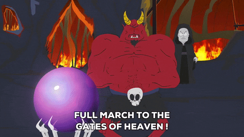 South Park upset hell satan devil