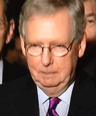 Image result for mitch mcconnell gif