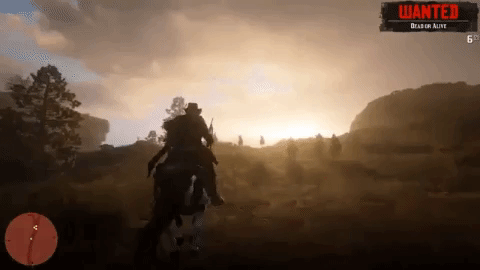 Red Dead Redemption 2 Physics Euphoria GIF