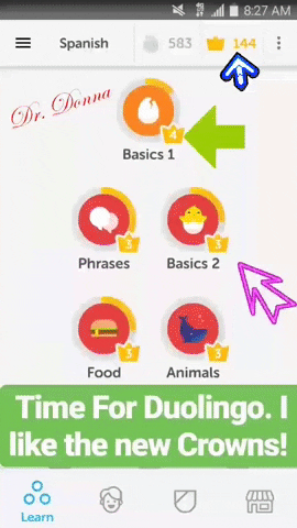 Duolingo para estudo de línguas