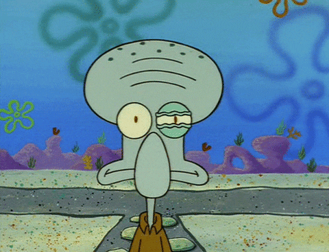 squidward stressed out
