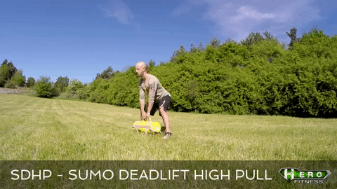 Deadlift sumo high pull