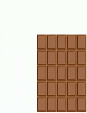 Unlimited chocolate in funny gifs