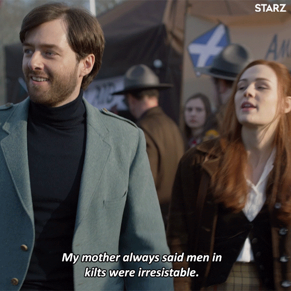 Season 4 Flirting Gif By Outlander - Find &Amp; Share On Giphy