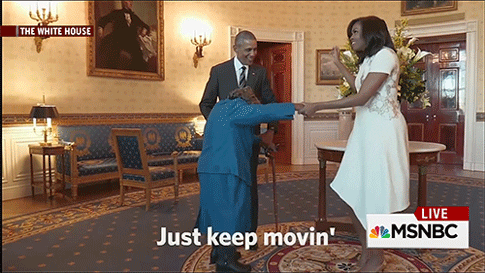 Barack Obama Dancing GIF