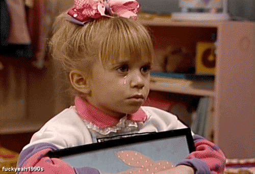 Sad Michelle Tanner GIF - Find & Share on GIPHY