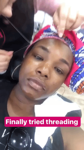 eyebrow threading