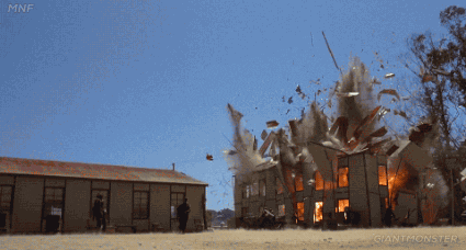 Image result for blowing up a building gif