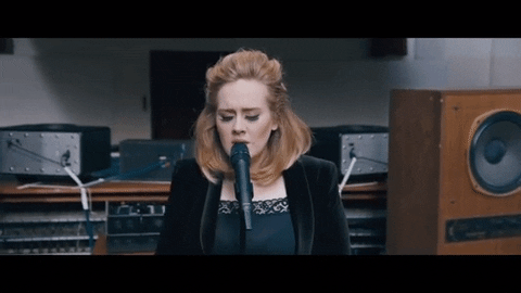 Columbia Records adele when we were young