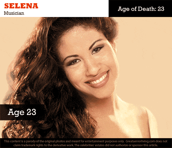 Photoshop Project Imagines What Late Celebrities Might Have Looked Like In Old Age - Selena