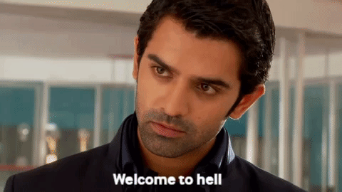 Image result for arnav's welcome to hell gif