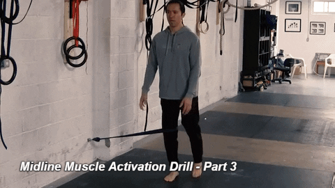 patellofemoral pain syndrome exercises - Midline Muscle Activation Drill Part 3