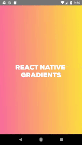 React Native Gradients Demo 1