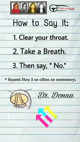Just Say No GIF by Dr. Donna Thomas Rodgers - Find & Share on GIPHY