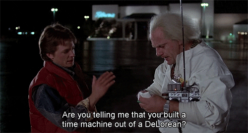 Image result for gif/ back to the future