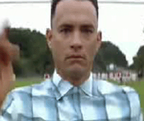 stay frugal forest gump gif
