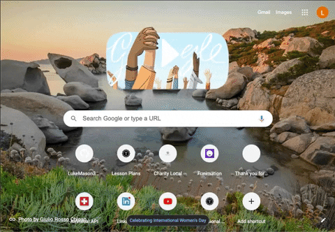 gif of opening app and trying to click button