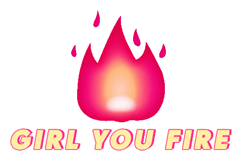 Pink Fire Sticker by prettylittlething for iOS & Android | GIPHY