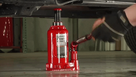 How to use a Simple Hydraulic Bottle, Jack? 