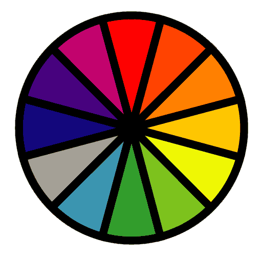 spin wheel of random basic color generator