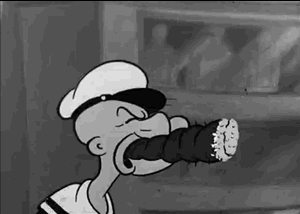 Popeye in funny gifs