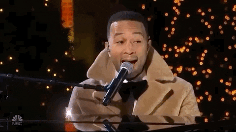 John Legend Christmas In Rockefeller 2018 GIF by NBC
