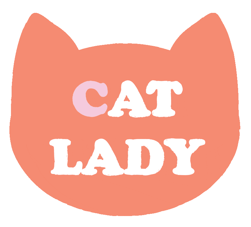 Cat Lady Sticker by Megan McNulty for iOS & Android | GIPHY