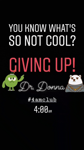 Quitting Good Morning GIF by Dr. Donna Thomas Rodgers