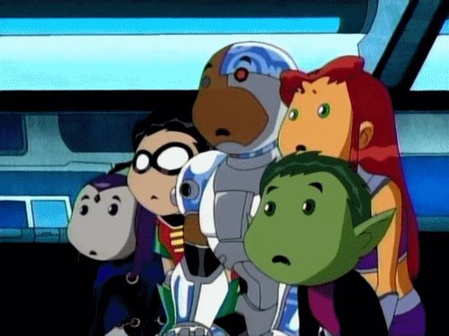 Image result for teen titans happy gif
