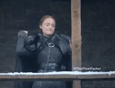 Snow ball in funny gifs
