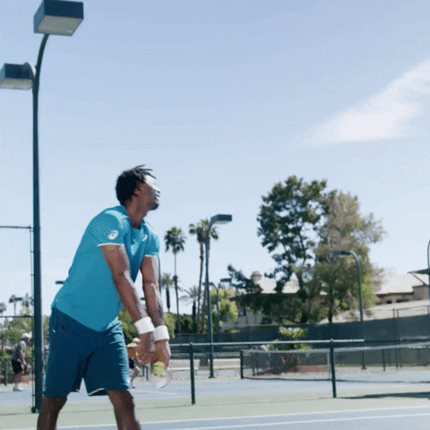 Serve Gael Monfils GIF by Wilson Tennis